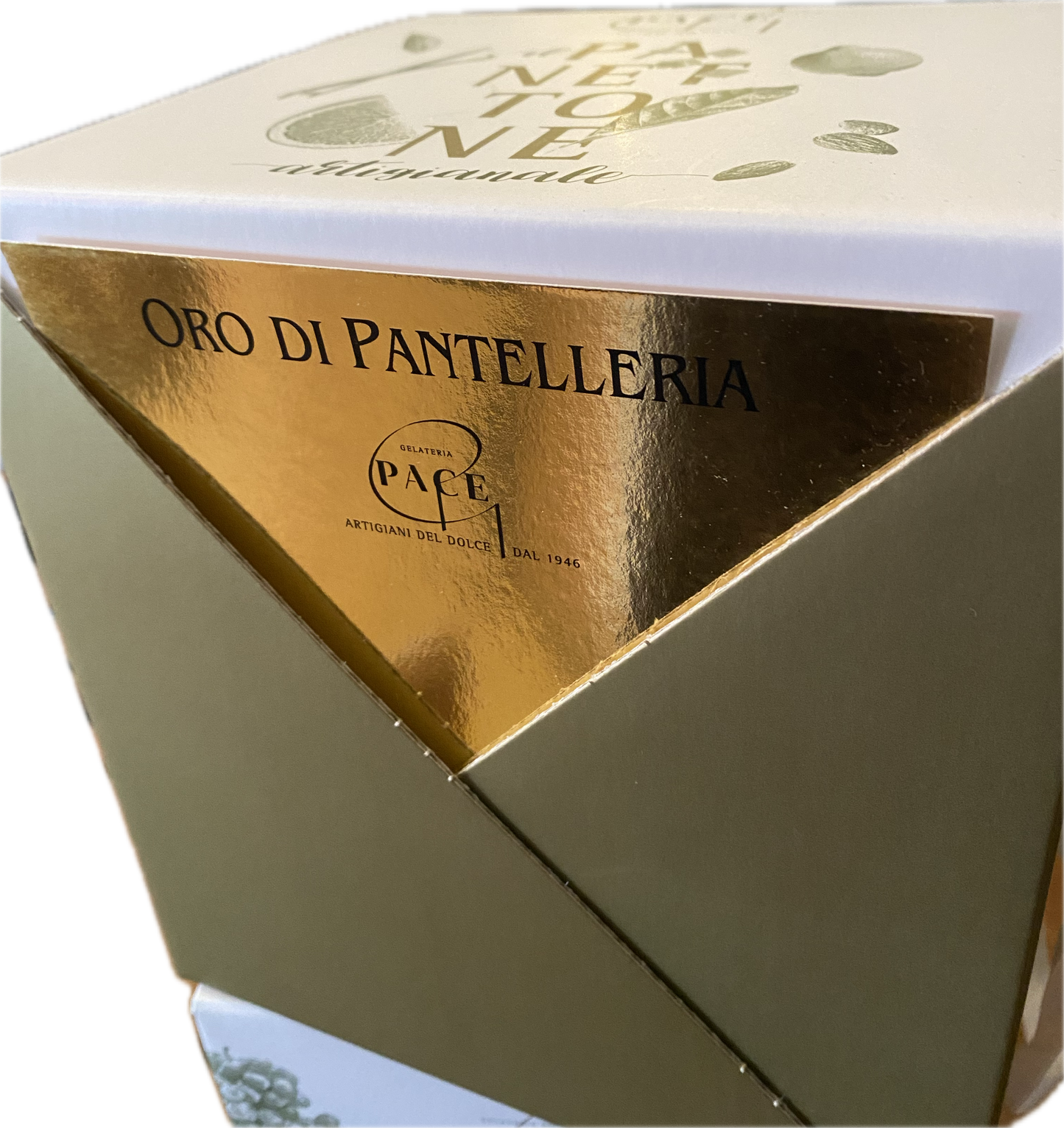 Panettone di pasticceria “Pace”oro di Pantelleria