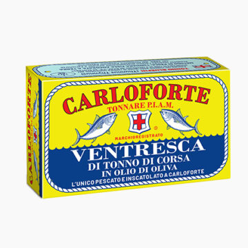 Carloforte red tuna belly 170 GR
